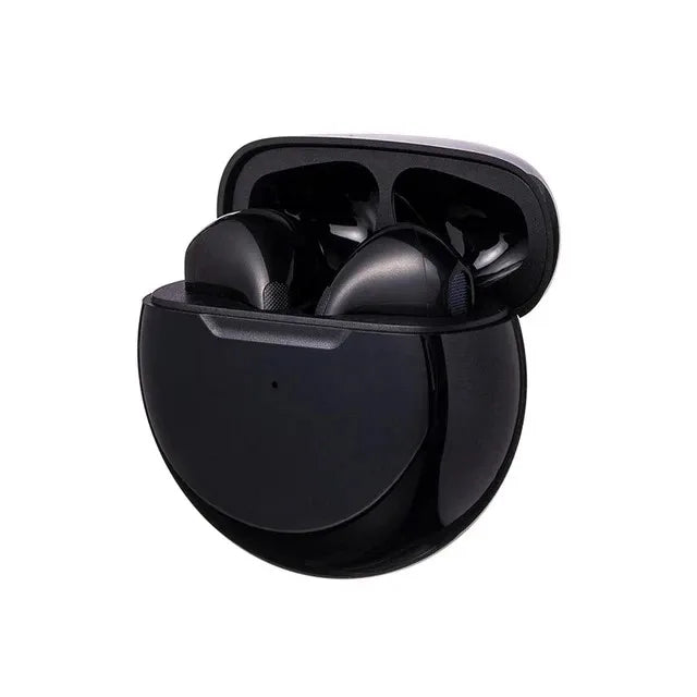 Pro 6 TWS Bluetooth Earbuds - Stereo Sound & Charging Case