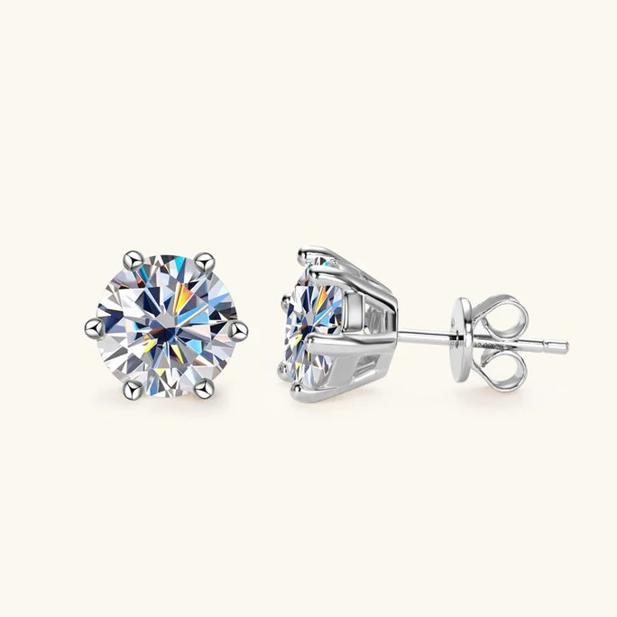 925 Silver Moissanite Jewelry Set
