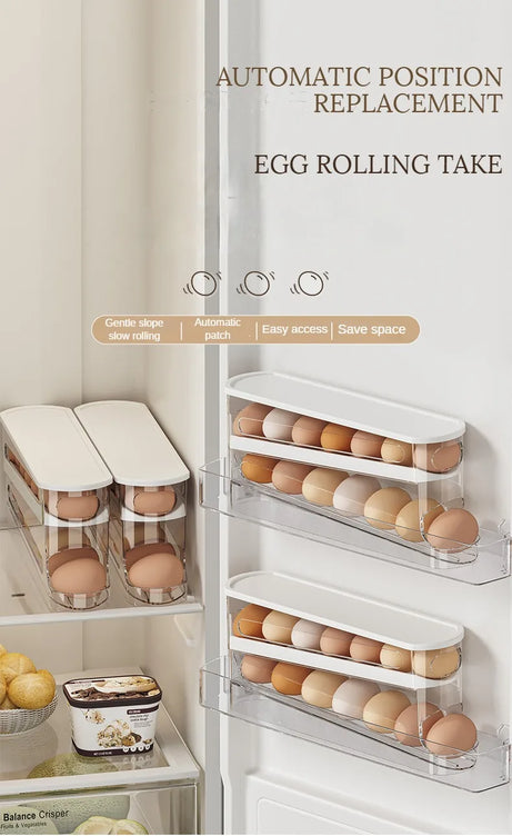 Smart Egg Storage: Vertical Automatic Egg Holder