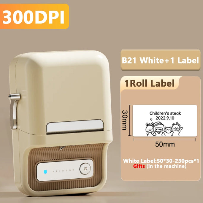 Mini Adhesive Label Printer – Wireless