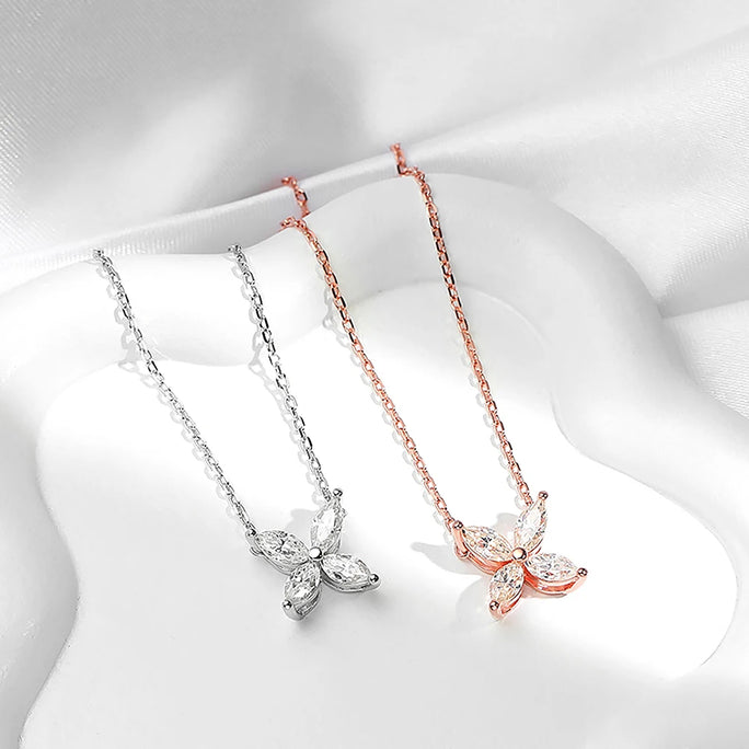 Butterfly Moissanite Jewelry Sets