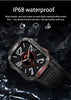 MISIRUN Smart Watch Men LED Flashlight Compass Altitude Air Pressure 100+ Sport Mode Fitness Tracker Outdoor Military Smartwatch